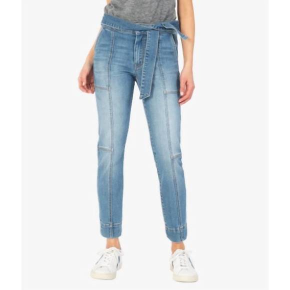 Reese High Rise Ankle Straight Jean (KUT From The Kloth) main image 1